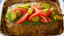 Molly's Chicago Dog Meatloaf with Mustard Glaze Molly's Chicago Dog Meatloaf with Mustard Glaze