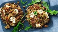 Sausage and Rice Stuffed Portobello Mushrooms Sausage and Rice Stuffed Portobello Mushrooms