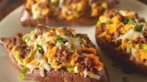 Twice-Baked Italian Sweet Potato Twice-Baked Italian Sweet Potato
