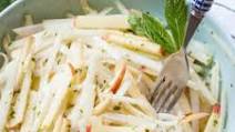 Kohlrabi apple slaw Kohlrabi apple slaw