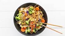 Gluten-Free Chow Mein w/ Rainbow Veggies and Tofu Gluten-Free Chow Mein w/ Rainbow Veggies and Tofu