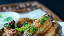 Tangy Honey Mustard Baked Chicken Wings Tangy Honey Mustard Baked Chicken Wings