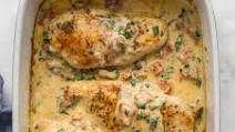 Baked Tuscan Chicken Baked Tuscan Chicken