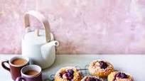 Blackberry and Custard Brioche Buns Blackberry and Custard Brioche Buns