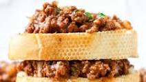 Old Fashioned Sloppy Joes on Texas Toast (without ketchup) Old Fashioned Sloppy Joes on Texas Toast (without ketchup)