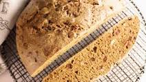 Whole Grain Rye Spelt Sourdough {with Raisins and Walnuts} Whole Grain Rye Spelt Sourdough {with Raisins and Walnuts}