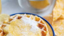 Cream Cheese Chaffle with Lemon Curd Cream Cheese Chaffle with Lemon Curd