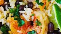 Cilantro-Lime Black Bean Shrimp and Rice Cilantro-Lime Black Bean Shrimp and Rice