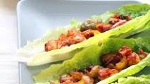 Chilli paneer vegetarian lettuce wraps Chilli paneer vegetarian lettuce wraps