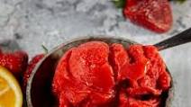 Homemade Strawberry Sorbet Homemade Strawberry Sorbet