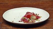 Pistachio Ice-Cream with Strawberry and Rosewater Jelly Pistachio Ice-Cream with Strawberry and Rosewater Jelly