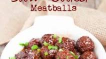 3-Ingredient Slow Cooker Meatballs 3-Ingredient Slow Cooker Meatballs