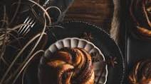 Winter flavored Nutella brioche babka buns Winter flavored Nutella brioche babka buns