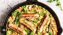Healthy Creamy Chicken Sausage Skillet Healthy Creamy Chicken Sausage Skillet