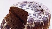 Sticky stem ginger cake with lemon icing Sticky stem ginger cake with lemon icing