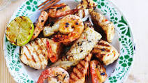 Thai-style barbecued seafood Thai-style barbecued seafood
