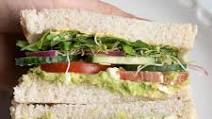 Vegetarian Avocado Sandwich Vegetarian Avocado Sandwich