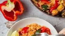 Chilli BBQ halloumi rice Chilli BBQ halloumi rice