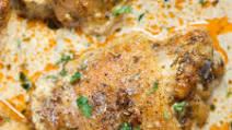 Baked Creamy Chicken Thighs Baked Creamy Chicken Thighs