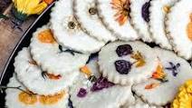 Edible Flower Lemon Shortbread Cookies Edible Flower Lemon Shortbread Cookies