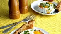 Baked Eggs en Cocotte Baked Eggs en Cocotte
