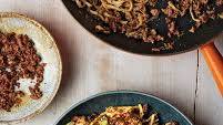 Spicy vegan dan dan noodles Spicy vegan dan dan noodles