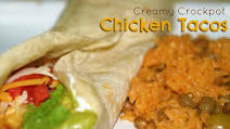 Easy Recipes: Creamy Crockpot Chicken Tacos Easy Recipes: Creamy Crockpot Chicken Tacos