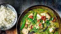 Green Thai fish curry Green Thai fish curry