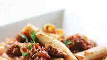 Penne Pasta with Meat Sauce Penne Pasta with Meat Sauce