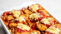 Chicken Parmesan with Frozen Breaded Chicken Tenders Chicken Parmesan with Frozen Breaded Chicken Tenders