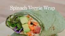 Spinach Veggie Wrap Spinach Veggie Wrap