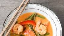 Thai Coconut Red Curry with Prawns Thai Coconut Red Curry with Prawns