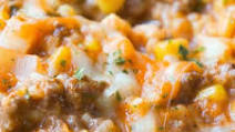 Cheesy Tomato Ground Beef and Rice Cheesy Tomato Ground Beef and Rice