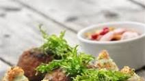 Game meat burgers with potato mousse Game meat burgers with potato mousse