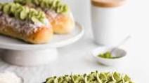 Matcha Coconut Cream Buns Matcha Coconut Cream Buns