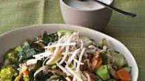 Quinoa and Brown Rice Bowl with Vegetables and Tahini Quinoa and Brown Rice Bowl with Vegetables and Tahini