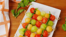 Boozy Melon Bites Boozy Melon Bites