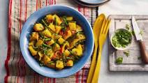 French bean and potato sabzi French bean and potato sabzi