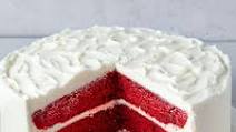 Homemade Red Velvet Cake With Cooked Frosting Homemade Red Velvet Cake With Cooked Frosting