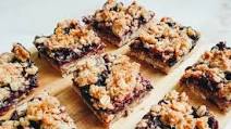 Blueberry Crumble Bars - Vegan, Gluten-Free Option Blueberry Crumble Bars - Vegan, Gluten-Free Option