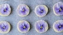 Edible Flower Cookies Edible Flower Cookies