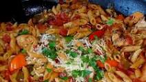 Italian Chicken, Peppers and Pasta Skillet Italian Chicken, Peppers and Pasta Skillet