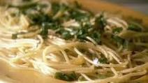 Spaghetti with Garlic, Olive Oil and Red Pepper Flakes Spaghetti with Garlic, Olive Oil and Red Pepper Flakes
