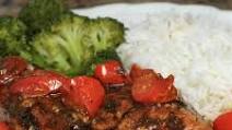 Roasted Balsamic Chicken with Baby Tomatoes Roasted Balsamic Chicken with Baby Tomatoes