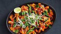 Healthier chicken and carrot-noodle pad thai recipe Healthier chicken and carrot-noodle pad thai recipe