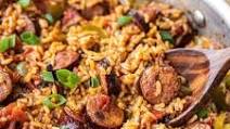 Cajun Sausage and Rice Skillet Cajun Sausage and Rice Skillet