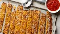 Low Carb Cheesy Cauliflower Breadsticks Low Carb Cheesy Cauliflower Breadsticks