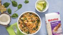 Coconut Jasmine Rice With Shrimp Coconut Jasmine Rice With Shrimp