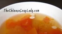 Apaya And Snow Fungus Chinese Dessert Recipe Apaya And Snow Fungus Chinese Dessert Recipe
