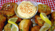 West Indies Fish Cakes With Curry Aioli West Indies Fish Cakes With Curry Aioli
